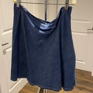 Chambray Denim Skirt